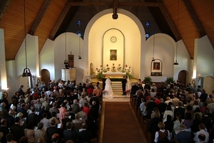 Hochzeit von zwei Brautpaaren am 4. August 2007