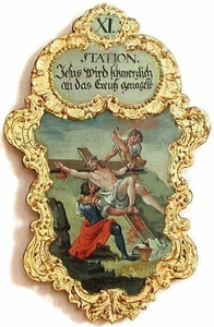 11. Jesus wird schmerzlich an das Creutz genagelt, Foto: Schumacher