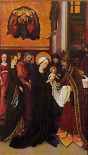 Darstellung Jesu im Tempel und Marienkrönung von Hans Holbein d. Ä., 1493