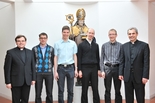Subregens Rainer Florie, Simon Stegmüller, Gabriel Bucher, Thomas Ruf, Helmut Epp und Regens Martin Straub (von links).