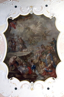 Deckengemälde in der Pfarrkirche Ungerhausen
