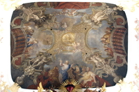 Deckengemälde in der Pfarrkirche Ungerhausen